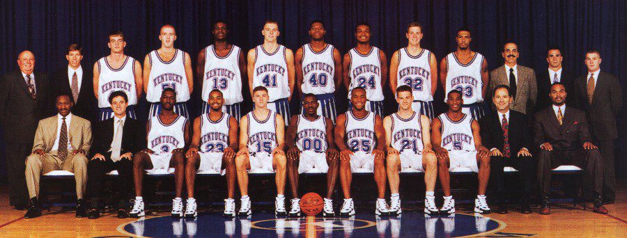 1995-1996 Kentucky Basketball Roster