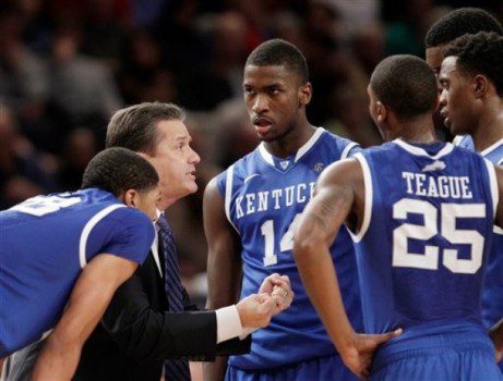 Kentucky Huddle - photo by Kathy Willens | AP