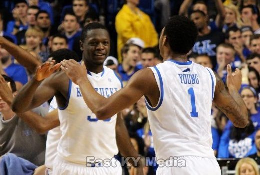 Julius Randle and James Young - photo by Tim Hamblin | East KY Media